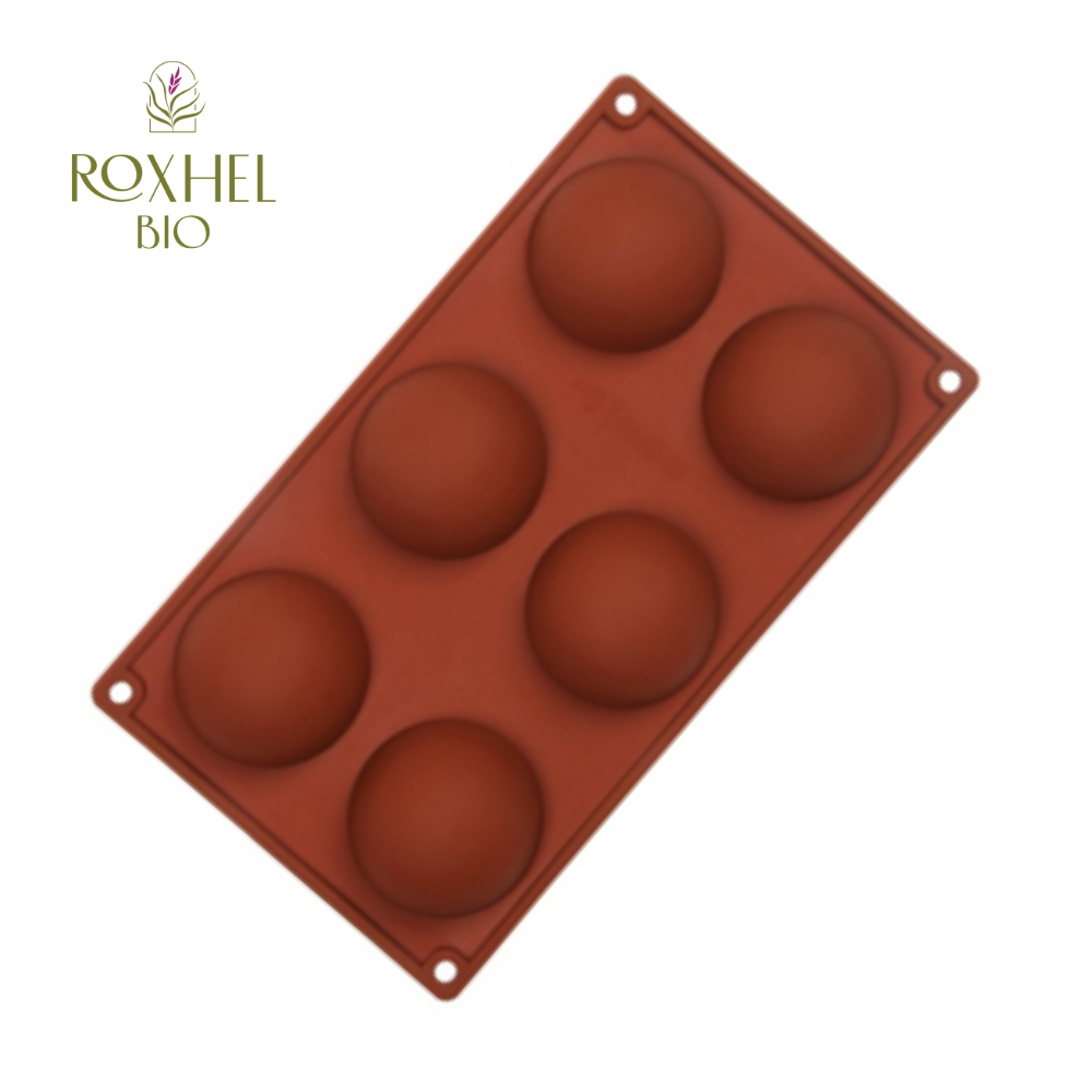 Molde semi esfera x6