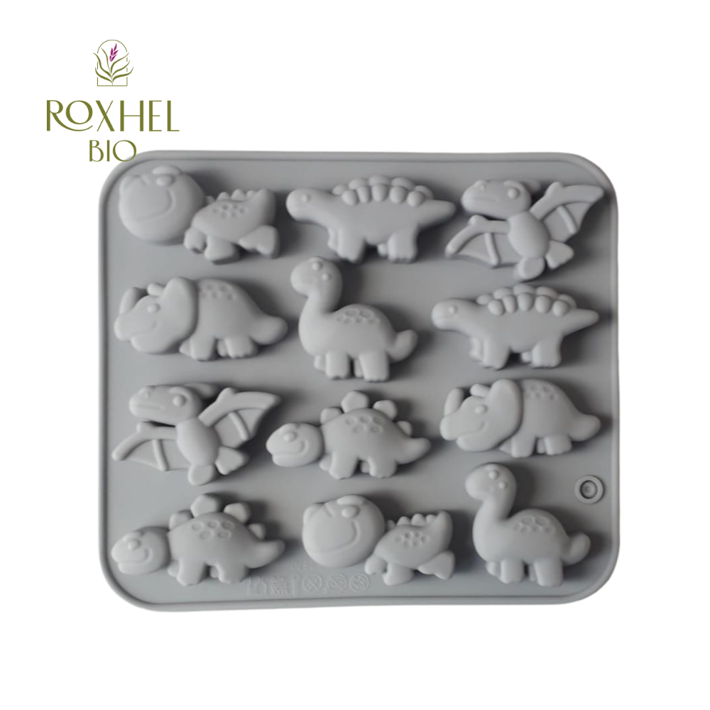 Molde mini dino mix x12