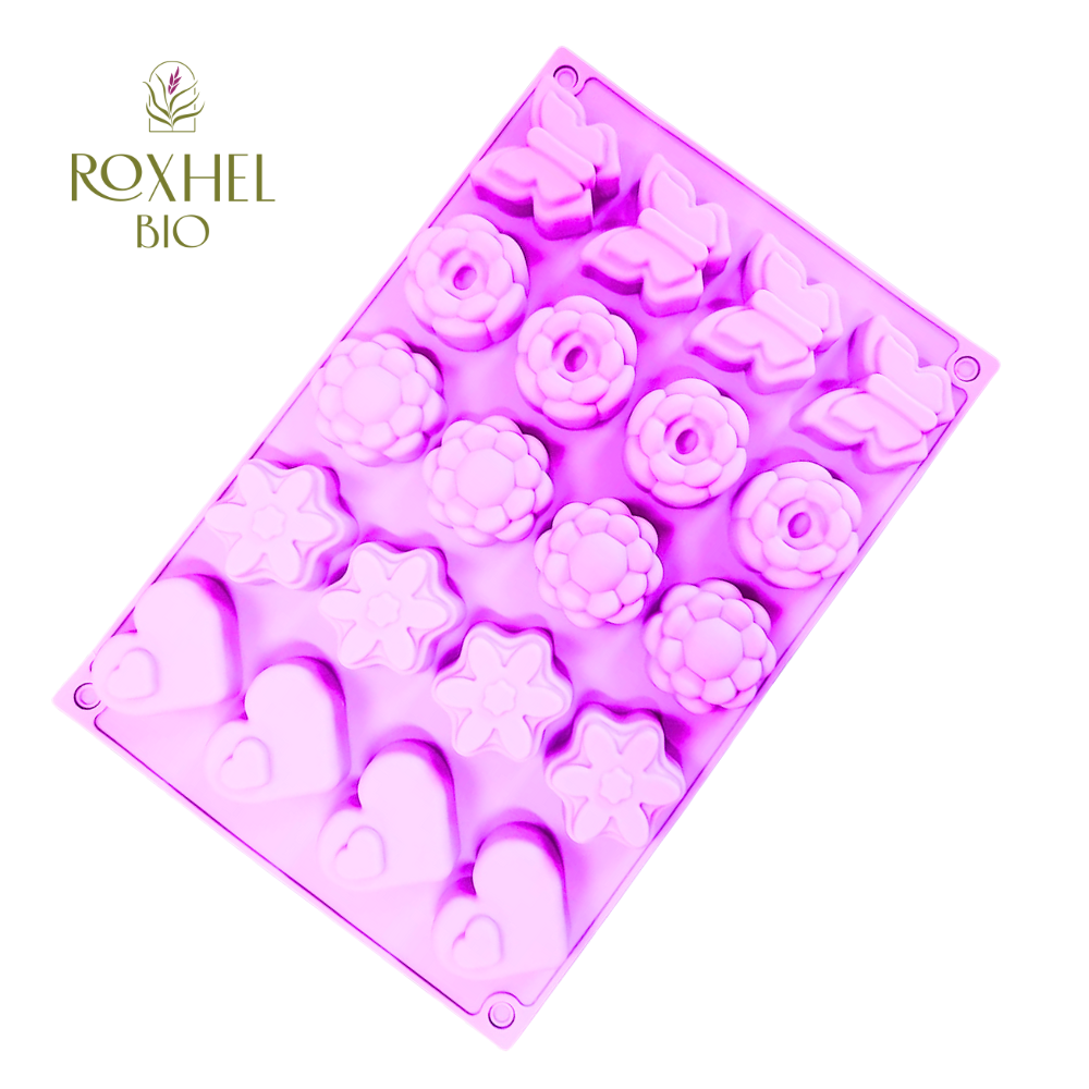 Molde mariposa corazon flor mediana