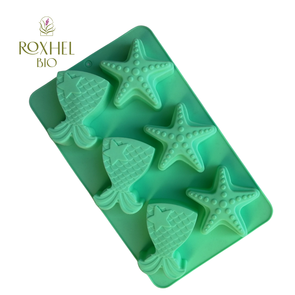 Molde colitas sirena estrella