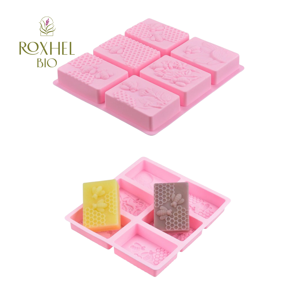 Molde abejas cuadrado