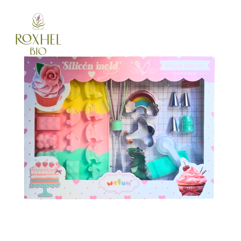 Caja moldes con batidor