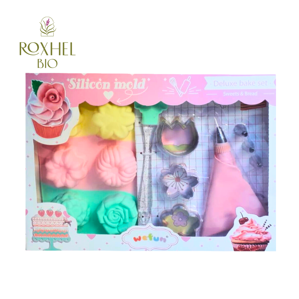 Caja moldes con espátula