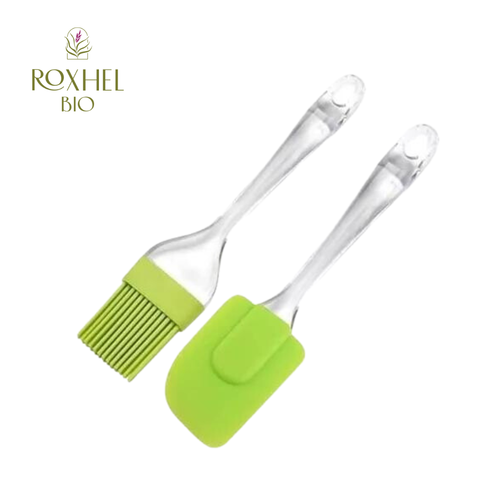 Espatula de silicona con brocha